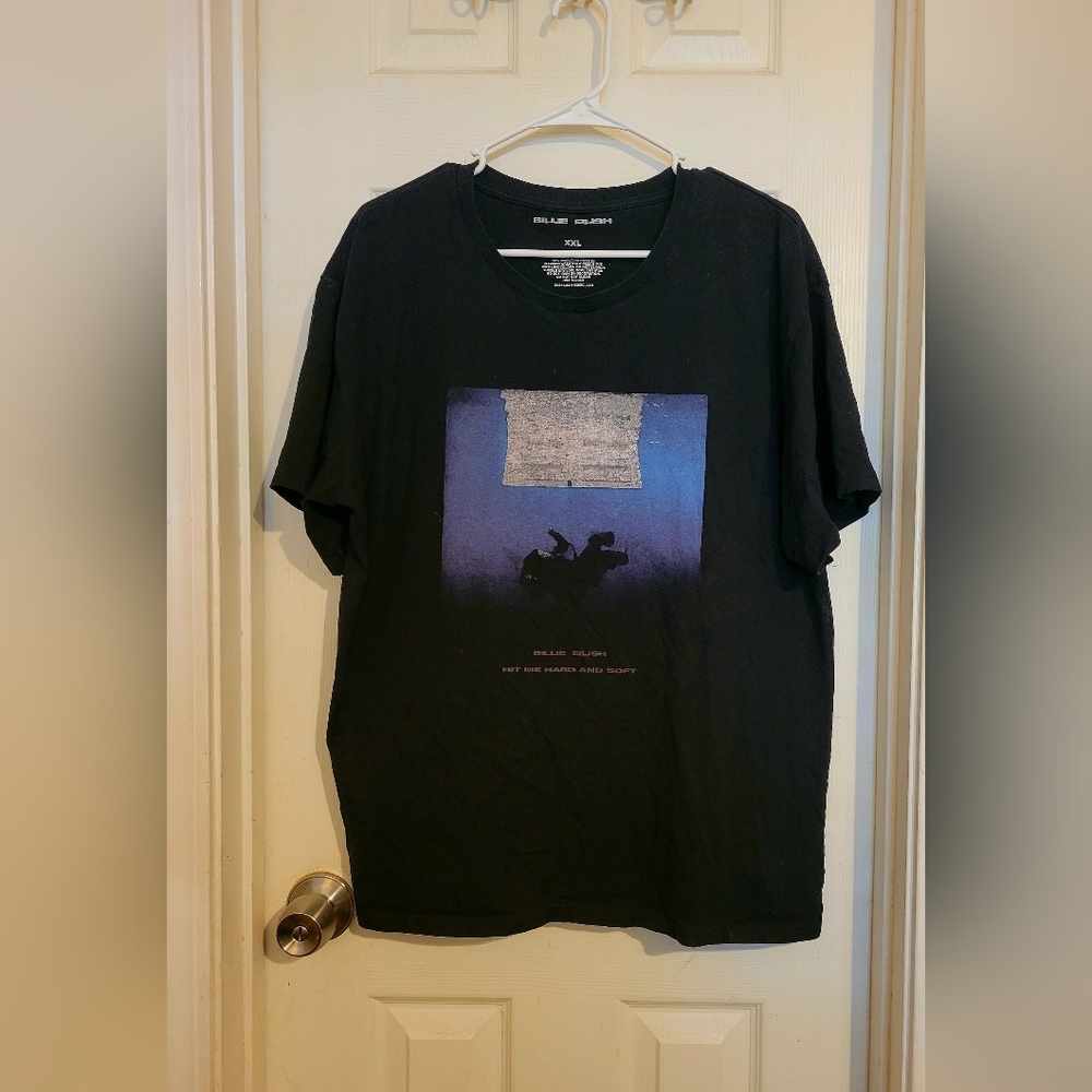Billie Eilish Tee with Blue Design